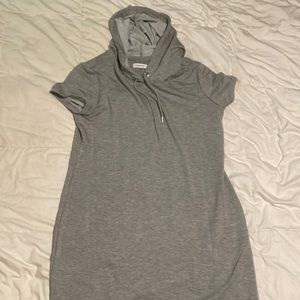 Calvin Klein Hooded T Shirt Dress